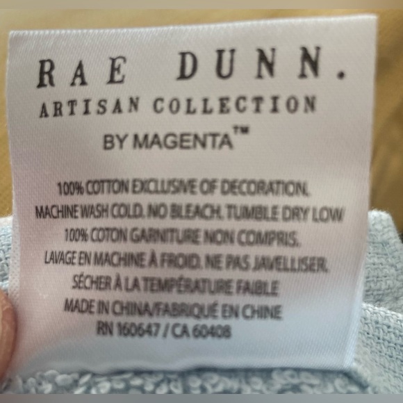 Set of 2 Rae Dunn/Disney Princess towels with Flounder from the Little Mermaid. - Picture 3 of 3